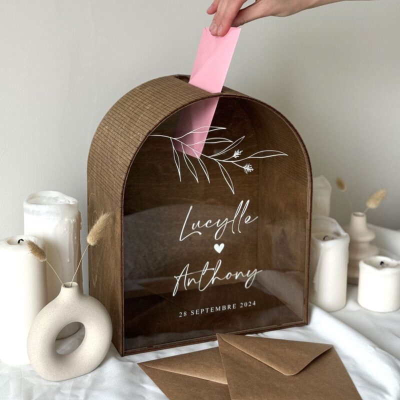 Wedding Card Box - Arched - Image 2