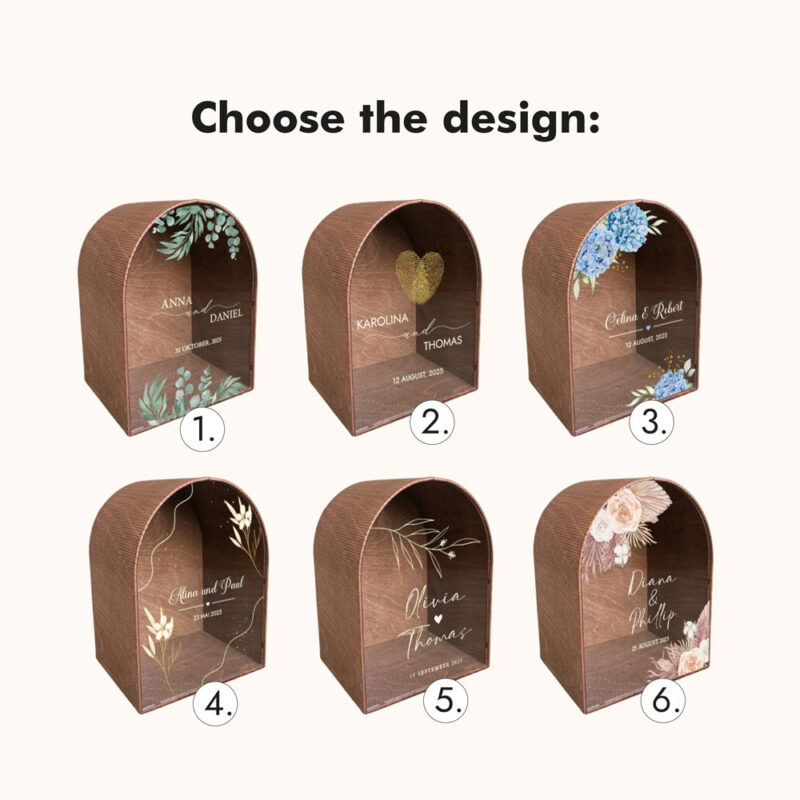 Wedding Card Box - Arched - Image 4