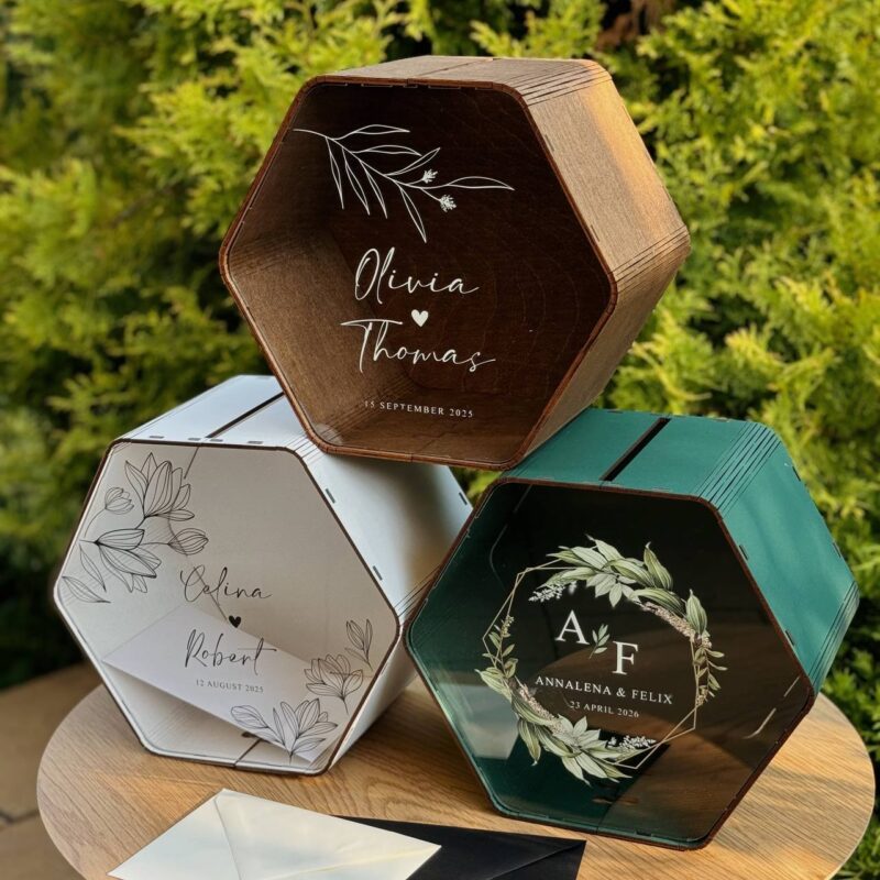 Wedding Card Box - Hexagon - Image 2