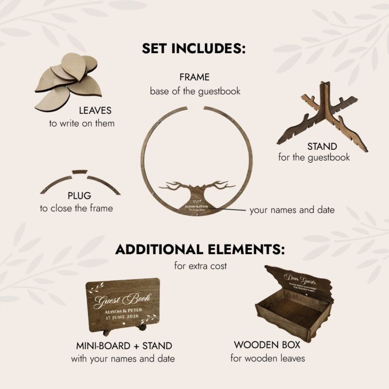 Wedding Guest Book Alternative - Tree - Image 3