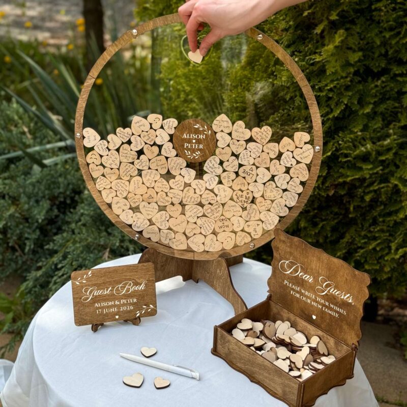 Wedding Guest Book Alternative - Circle - Image 2