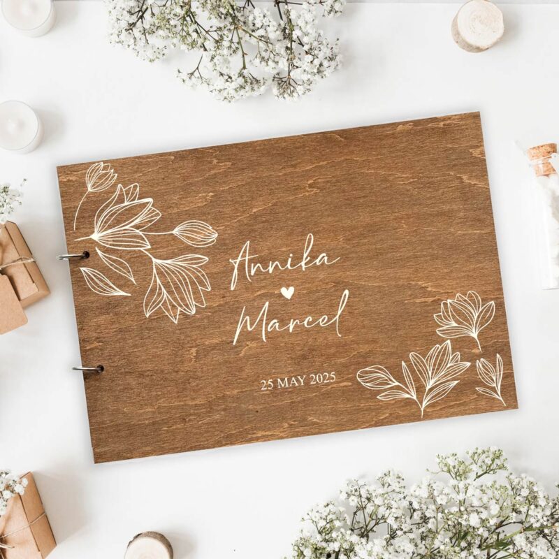 Guestbook Wedding - Rustic Wood - Image 4