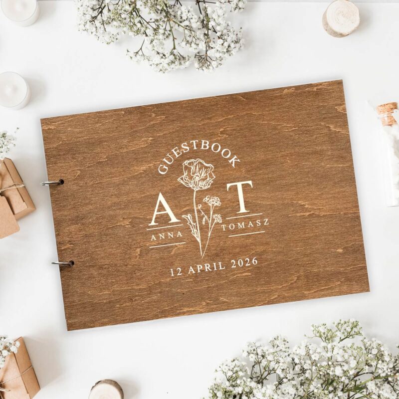 Guestbook Wedding - Elegant Wood - Image 5