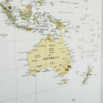 World Map with Pins - Pastel Colours - Image 8