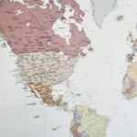 World Map with Pins - Pastel Colours - Image 6