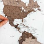 World Map with Pins - Dark Brown - Image 6