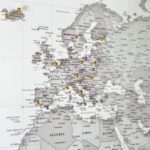 Push Pin World Map - Grey - Image 3