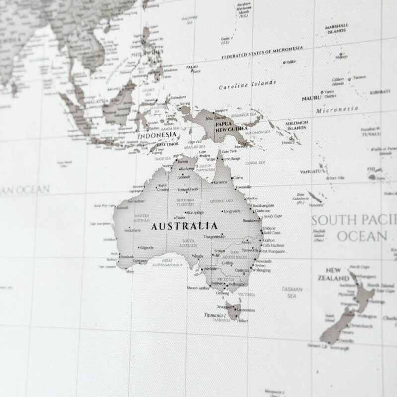 Push Pin World Map - Grey - Image 6