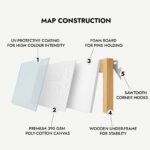 World Map with Pins - Beige Pastel - Image 4